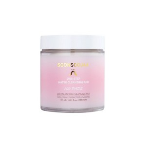 Soonsoojaa One-Step Water Cleansing Pad 370ml / 12.51fl.oz. (100pads) #3-Second Cleanse Without Water! Large Capacity Value Pack - 1 of 4