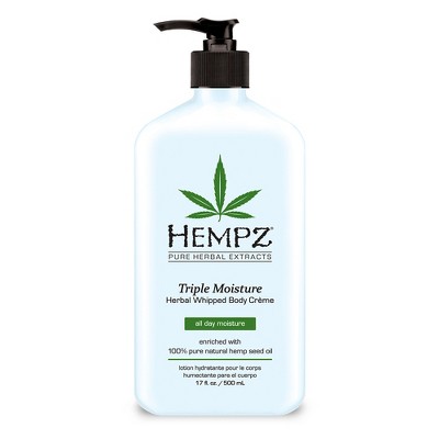 Hempz Triple Moisture Herbal Whipped Body Crème - 17oz