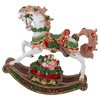 Northlight Musical "Merry Christmas" Rocking Horse Figure - 9" - 4 of 4