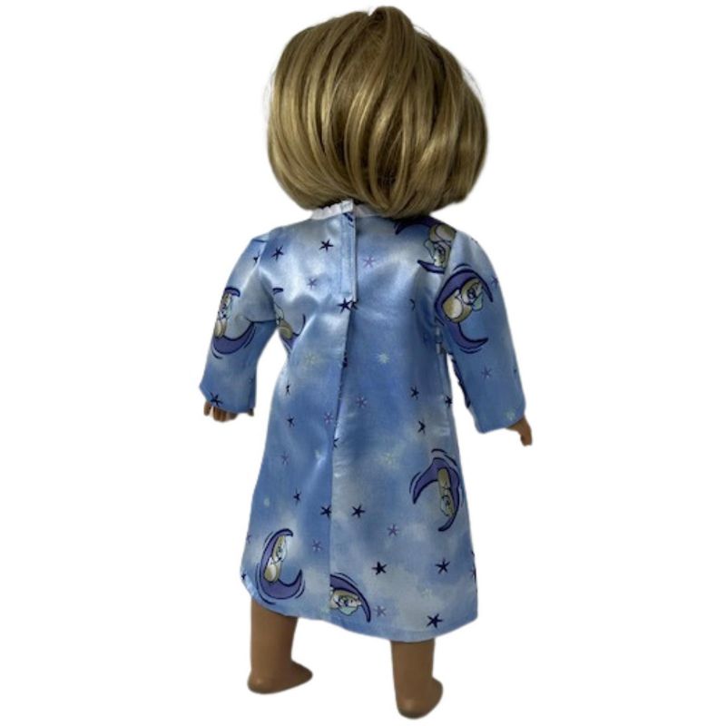 Doll Clothes Superstore Sleeping Bear Nightgown Fits 18 Inch Girl Dolls Like Our Generation American Girl My Life Dolls, 4 of 5