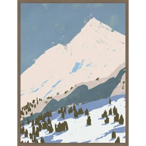 Amanti Art 23"x30" Bunny Slopes I by Jacob Green Framed Canvas Wall Art Print - 1 of 4