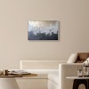 Art Remedy Silvered Layers Blue Abstract Art  Framed - 2 of 4