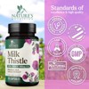 Milk Thistle Supplement - Max Strength 1000mg for Liver Cleanse Detox & Repair - 120 Count By Nature's Nutrition - 4 of 4