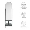 Modway Ascend Standing Mirror – Full-Length Floor Mirror with Arched Metal Frame for Bedroom or Entryway - 2 of 4