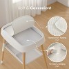 BabyBond Baby Changing Table Dresser, Waterproof Diaper Changing Station Height Adjustable for Infant and Newborn,Changing pad liner included - 3 of 4
