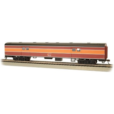 Bachmann Trains 144404 HO Scale 1:87 Southern Pacific Smooth-Side Baggage Car with Blackened Machined Metal Wheels Model Train with E-Z Mate Couplers