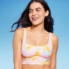 Women's Corset Bikini Top - Wild Fable™ Pink Floral Print - image 3 of 4