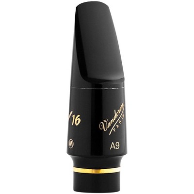 Vandoren V16 Series Hard Rubber Alto Saxophone Mouthpiece Level 2 A9 - Medium Chamber 194744141348