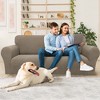 PiccoCasa 200GSM Microfiber Elastic Bottom Spandex Jacquard Fabric Stretch Sofa Slipcover - 3 of 3
