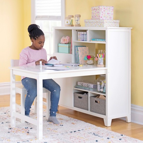  Guidecraft Children's Media Desk and Chair Set – Teal:  Student's Study Computer Workstation, Wooden Kids Bedroom Furniture : Home  & Kitchen