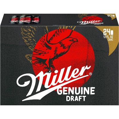 Miller Genuine Draft Beer - 24pk/12 fl oz Cans