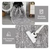 GOCAPTAIN Boho Washable Rugs for Living Room Bedroom Vintage Floral Carpet Distressed Oriental Area Rug Low Pile Soft Mat Non Slip Farmhouse Rug - 4 of 4