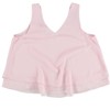 bar III Womens Ruffle Hem Knit Blouse, Pink, X-Large - 2 of 2