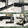 Besiost 2-Tier Clothing Rack with Hanging Rod, Clothing Shelves with Top Shelf - 4 of 4