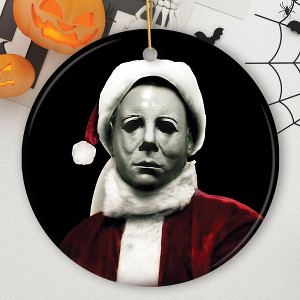 Michael Myrs Christmas Halloween Ornament| OrnamentallyYou - 1 of 4