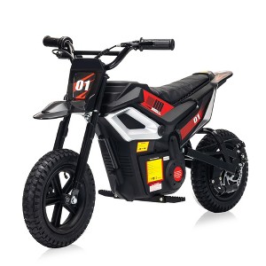 Jojoka 24V Electric Dirt Bike, 350w Electric Motorcycle - Up to 13.67Mile/h Long-Range, Ride on Motorcycle - 1 of 4