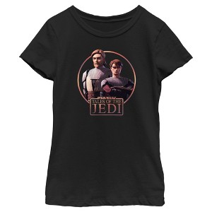 Girl's Star Wars: Tales of the Jedi Anakin Skywalker and Obi-Wan Kenobi T-Shirt - 1 of 4
