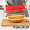 Itopfox 5-Piece Silicone Baking Pans Set - Nonstick Bakeware with Loaf Pan, Muffin Pan, Square & Round Cake Pans - Oven & Dishwasher Safe - 2 of 4