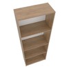 PAGED Bookshelf Wood Storage Shelves with Space-Saving Design, Bookcase for Home Office, Study - 4 of 4