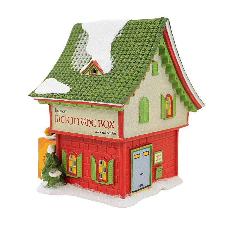 Department 56 Villages 6.75 In Jacque's Jack In The Box Shop North Pole Series Village Buildings, 3 of 4