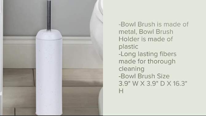 Lexie Ombre Bowl Bathroom Brush - Popular Bath Popular Home, 6 of 9, play video