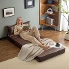VINGLI Futon Sofa Bed, 5-in-1 Convertible Sleeper Sofa Chair RV Furniture Pull Out Floor Bed Couch for Small Spaces, Living Room, Bedroom - 2 of 4