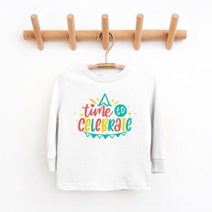 The Juniper Shop Time To Celebrate Toddler Long Sleeve Tee - 1 of 3