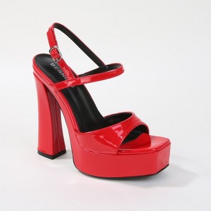 Berness Women's Ema Platform Heels with Patent Finish - 1 of 4