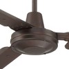 72" Casa Vieja Velocity Modern Industrial 3 Blade Indoor Outdoor Ceiling Fan Oil Rubbed Bronze Damp Rated for Patio Exterior House Home Porch Gazebo - 3 of 4