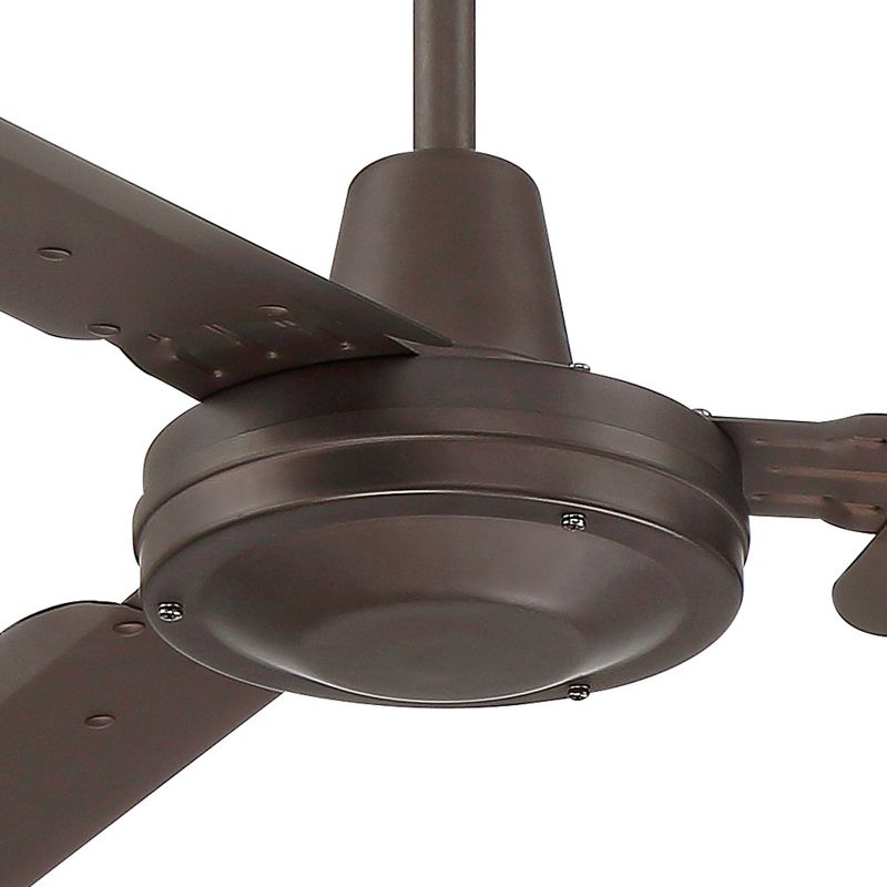 72" Casa Vieja Velocity Modern Industrial 3 Blade Indoor Outdoor Ceiling Fan Oil Rubbed Bronze Damp Rated for Patio Exterior House Home Porch Gazebo, 3 of 9
