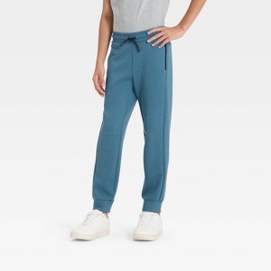 Boys' Mid-Rise Double Knit Sports Jogger Pants - art class™ - 1 of 3