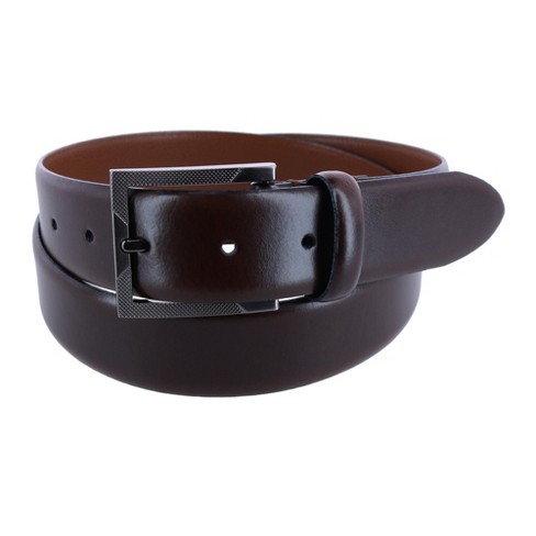 Mio Marino Men's Double Stitched Belt Strap