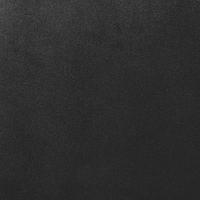 French Industrial Revival Matte Black Console with Faux Marble Top