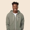 Dalix Astronaut Embroidered Hoodie Fleece Sweatshirt Zip Front Mens - 4 of 4