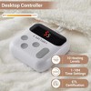 Electric Blanket Heated Throw, Heated Blanket with 10 Heating Levels & 10 Time Settings, Fast Heating Blankets, Machine Washable - 3 of 4