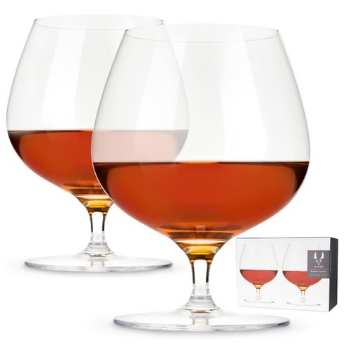 Viski Meridian Lowball Glasses Set of 2 - Premium Crystal Clear