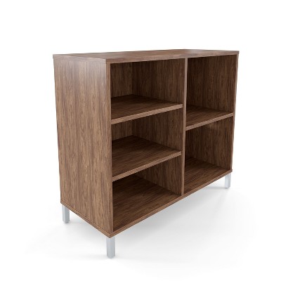 Union & Scale 5 Shelf 31H Laminate Bookcase Espresso UN56979