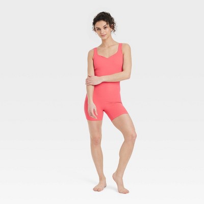 Target Women's Brushed Sculpt Full Length Bodysuit offers - All in Motion NWT Pink