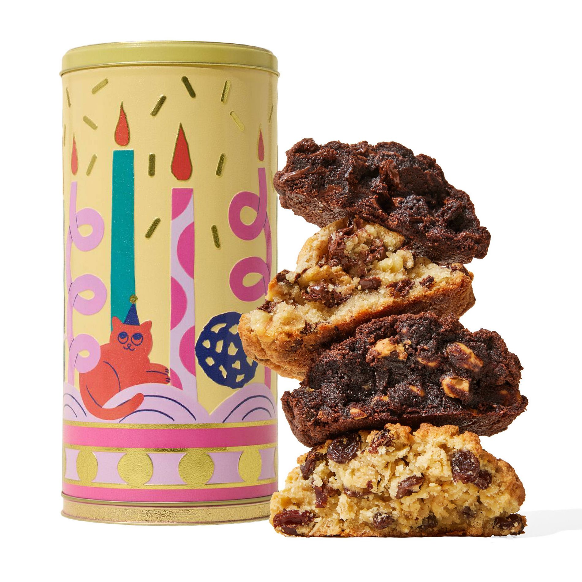 Levain Bakery Cookie Birthday Tin - 24oz/4ct