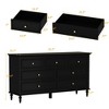 Famapy 7 Drawer Double Dresser Chest Dresser Space Saving Bedroom Organization - 4 of 4