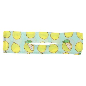Unique Bargains Women's Cute Lemon Pattern Hair Curler Yellow Green 1 Pc - 1 of 3