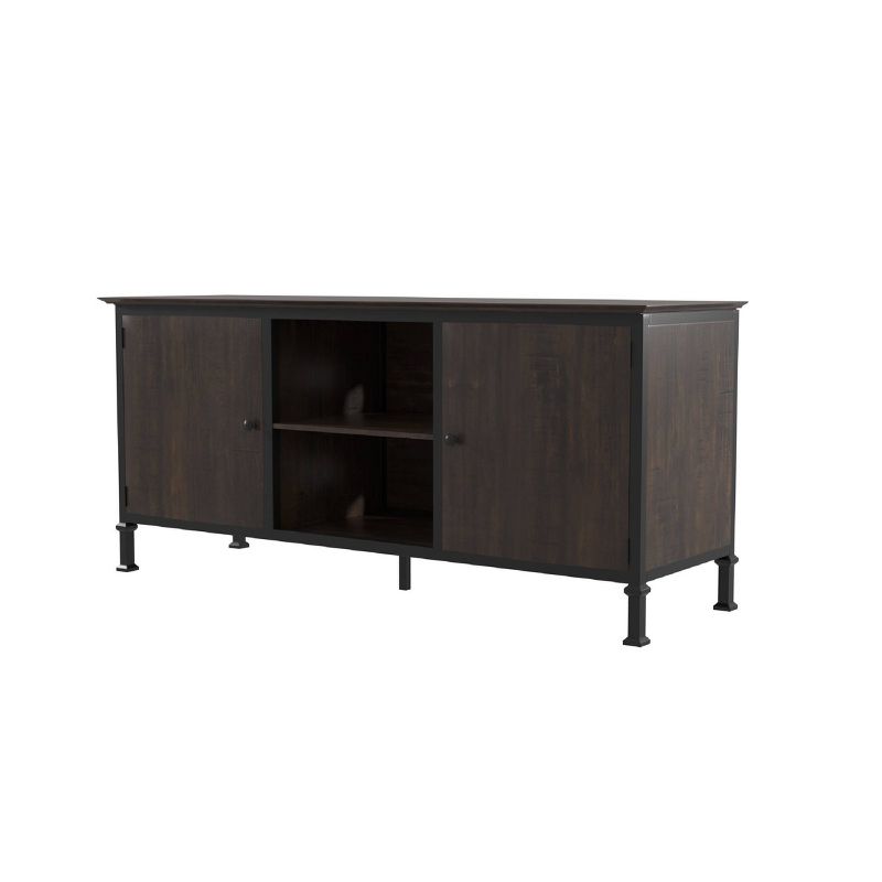 Kelson Multi Storage TV Stand for TVs up to 60&#34; Medium Weathered Oak - HOMES: Inside + Out, 1 of 13