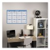 Horizontal Reversible/Erasable Wall Planner, 36 x 24, White/Blue Sheets, 12-Month (Jan to Dec): 2026 - 3 of 4