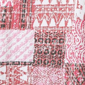 dusty pink geo patchwork