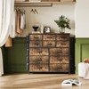 12-Drawer Fabric Dresser with Side Pockets & Hooks - Sturdy Metal Frame Storage Tower for Bedroom Organization - 4 of 4