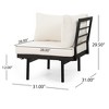 Maggift Patio Seating Sets Outdoor, Featuring Unique Design, Ideal for Chats, Perfect for Gardens, Living Spaces, Beige, 31"*31"*29.5" - 2 of 4