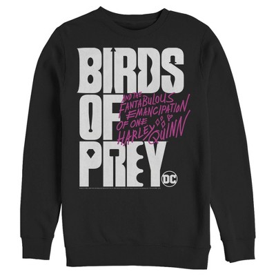 Men's Birds of Prey Bold Text Logo Sweatshirt