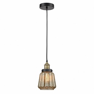 Chatham - 1 Light Mini Pendant In Art Deco Style-11.75 Inches Tall and 7 Inches Wide - 1 of 1