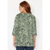 Catherines Women's Plus Size Easy Fit 3/4-Sleeve V-Neck Tunic - 3 of 4