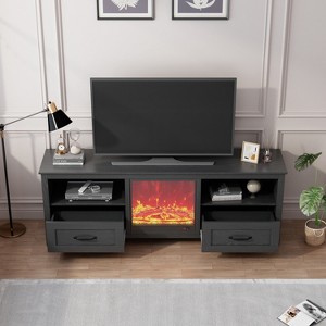 APRILSOUL 70.08 Inch Length TV Stand for Living Room and Bedroom Suitable for fireplace - 1 of 4